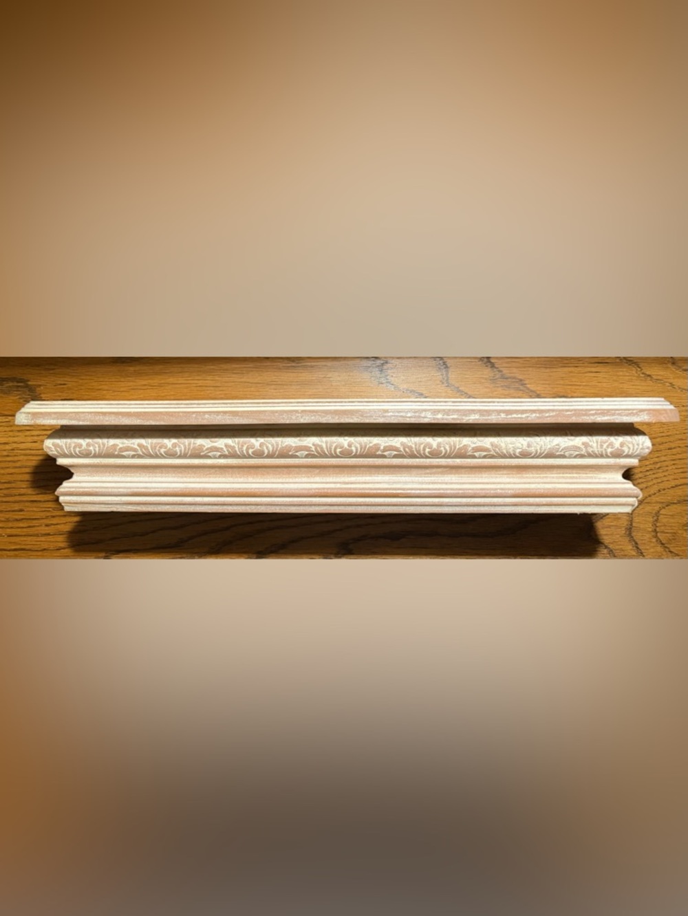 Carved Decorative “Wood” Molding Shelf